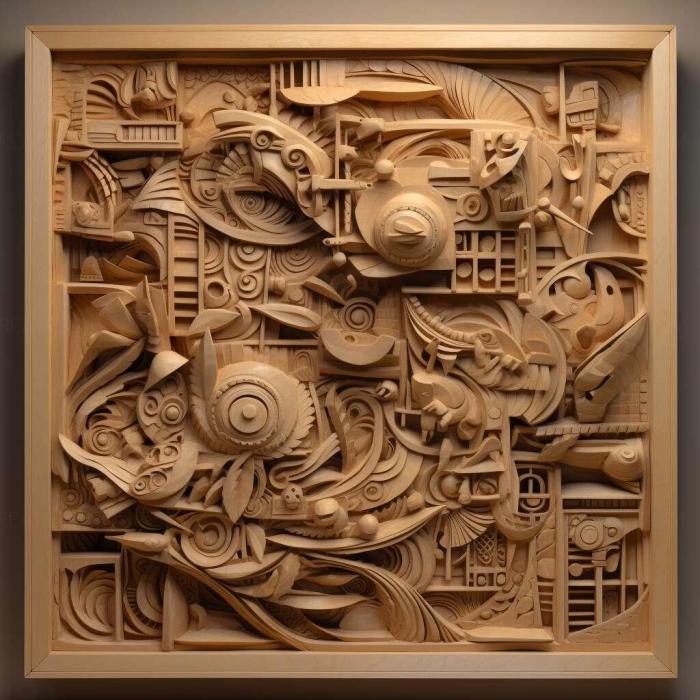 نموذج ثلاثي الأبعاد لآلة CNC 3D Art 